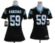 Kuechly jersey black #59 Women Nike NFL Carolina Panthers jersey