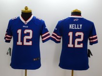 Nike Buffalo Bills #12 Kelly Blue Youth Jersey