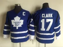 NHL Toronto Maple Leafs #17 Clark Blue Kids Jersey