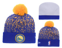 NBA Golden State Warriors Blue Beanie--YD