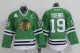 NHL Chicago Blackhawks #19 Toews Green Youth Jersey with C Patch