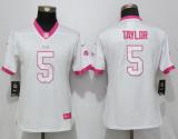 Women New Nike Buffalo Bills #5 Taylor Pink Rush Fashion Jersey