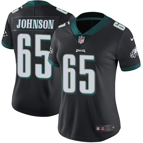 Womens Nike Philadelphia Eagles #86 Ertz Black Jersey