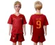 2016 Soccer Romo #9 Dzeko Home Kids Jersey