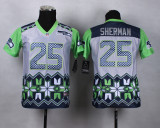 Seattle Seahawks #25 Sherman New Style Noble Fashion Elite Youth Jersey