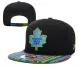 NHL Toronto Maple Leafs Black Snapback Hats- -YD