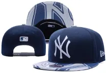 MLB New York Yankees Snapback Blue Hats--YD