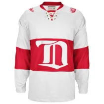 NHL Detroit Red Wings Custom White Jersey