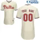 Cream Philadelphia Phillies Personalized Cool Base Alternate MLB Jersey