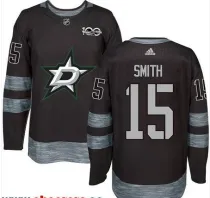 NHL Dallas Stars #15 Smith 100th Anniversary Hockey Jersey