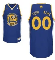 adidas Golden State Warriors Custom Blue Jersey