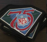 NFL Throwback 75th Patch