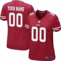 Nike San Francisco 49ers Women Customized Game Team Color Jersey