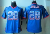 Women 2013 New Nike Buffalo Bills 28 Spiller Drift Fashion Blue Elite Jerseys