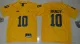 Youth Jordan Brand Michigan Wolverines Tom Brady 10 College Football Limited Jersey Yellow