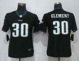 Womens Nike Philadelphia Eagles 30 Clement Black Vapor Untouchable Jersey