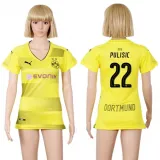 2017 Soccer Dortmund #22 Pulisic Home Women Jersey