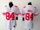 Womens Nike San Francisco 49ers #84 Bell White Jersey