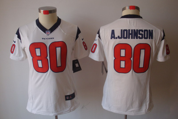 Houston Texans #80 Womens Nike Jersey in white