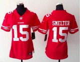 Women Nike San Francisco 49ers #15 Smelter Red Jersey