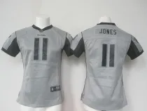 NFL Atlanta Falcons #11 Jones Hemp Grey Limited Women Jersey