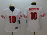 Women San Francisco 49ers Jimmy Garoppolo Nike White Color Rush Vapor Untouchable Limited Player Jersey