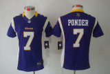 Ponder Jersey: Nike limited Women Nike NFL #7 Minnesota Vikings Jersey In Purple