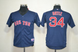 MLB Boston Red Sox #34 Kids Jersey - Dark Blue