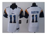 Women Nike St Louis Rams 11 Tavon Austin White NFL Jerseys