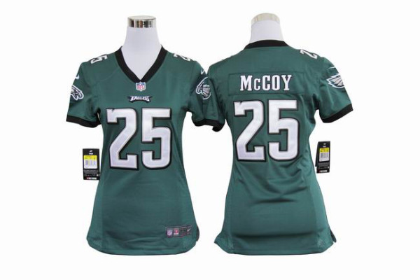 #25 McCoy green Philadelphia Eagles women NIKE jersey