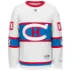 NHL Montreal Canadiens #00 Your Name White Custom Jersey