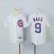 MLB Chicago Cubs #9 Baez White Kids Jersey