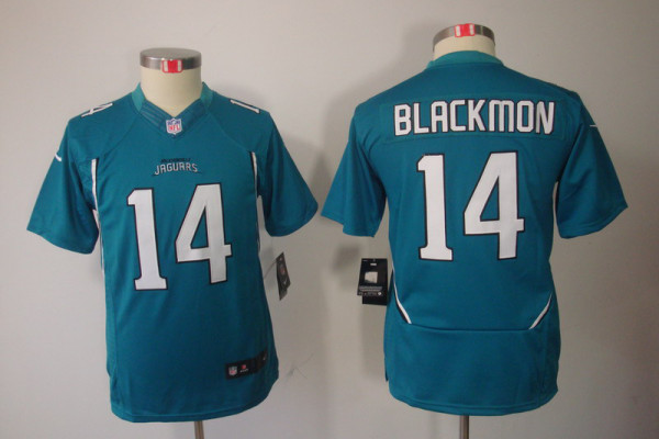 Youth Nike Jacksonville Jaguars #14 Blackmon Green Limited Jersey