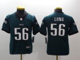 Youth NFL Philadelphia Eagles #56 Long Green Vapor Limited Jersey