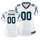 Women Nike Customized Game Carolina Panthers Jersey White