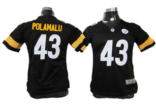 black Troy Polamalu Women  Nike NFL Pittsburgh Steelers #43 Jersey