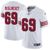 Men's San Francisco 49ers McGlinchey Nike White Color Rush Vapor Untouchable Limited Jersey