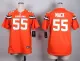 Nike Cleveland Browns #55 Mack Orange Women Jersey