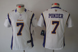 limited Women Nike NFL #7 Ponder White Minnesota Vikings Jersey