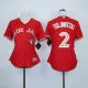 MLB Toronto Blue Jays #2 Tulowitzki Womens Red Jersey