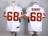 Nike Washington Redskins #68 Scherff White Women jersey