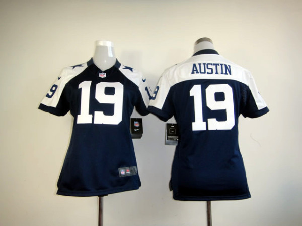 NFL Dallas cowboys #19 Austin Women Thanksgiving Jersey