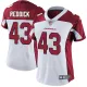 Womens NFL Arizona Cardinals #43 Reddick White Vapor Limited Jersey