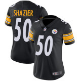 Womens NFL Pittsburgh Steelers #50 Shazier Black Vapor Untouchable Limited Jersey