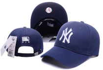 MLB New York Yankees Blue Snapback Hats--TY