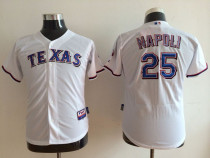 MLB Texas Rangers #25 Napoli White Youth Jersey
