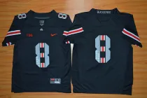 2015 Youth Ohio State Buckeyes 8th Championship Commemorative NCAA Football Jersey - Blackout