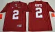 NCAA Alabama Crimson Tide #2 Jalen Hurts College Football Youth Jerseys