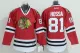 NHL Chicago Blackhawks #81 Hossa Red Youth Jersey with A Patch