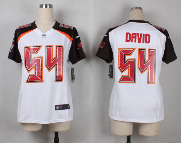 Women Nike Tampa Bay Buccaneers #54 David White Limited Jersey